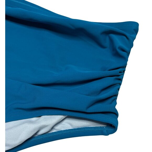 High Waisted Swim Bikini Bottoms 2 Pack Size 3X Blue and Neon Animal Print New - Picture 5 of 10